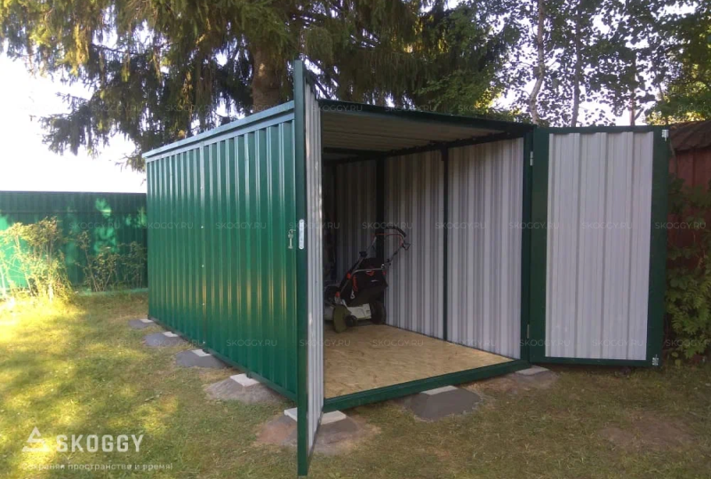 Блок-контейнер СКОГГИ с торцевой дверью