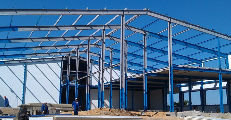 Ангар из металлоконструкций