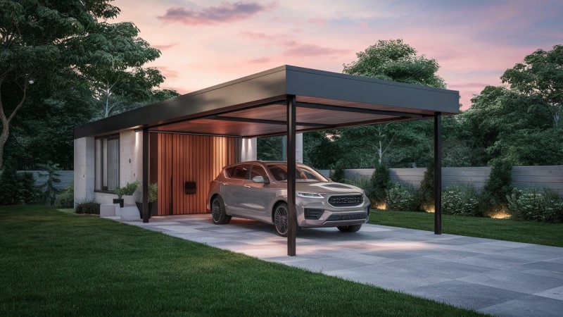 Навес для автомобиля имеет определенные минусы, о которых стоит знать