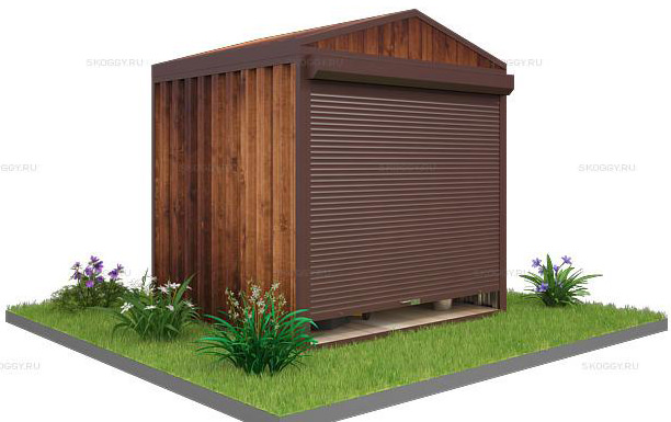 Склад с рольставнями