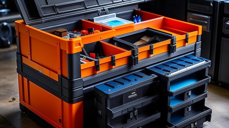 Ящики для хранения в гараже