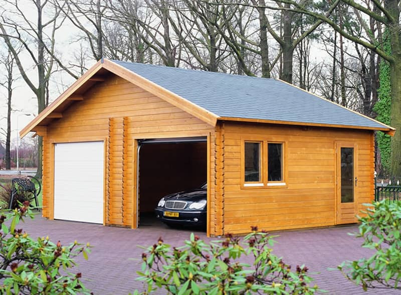 Деревянные гаражи