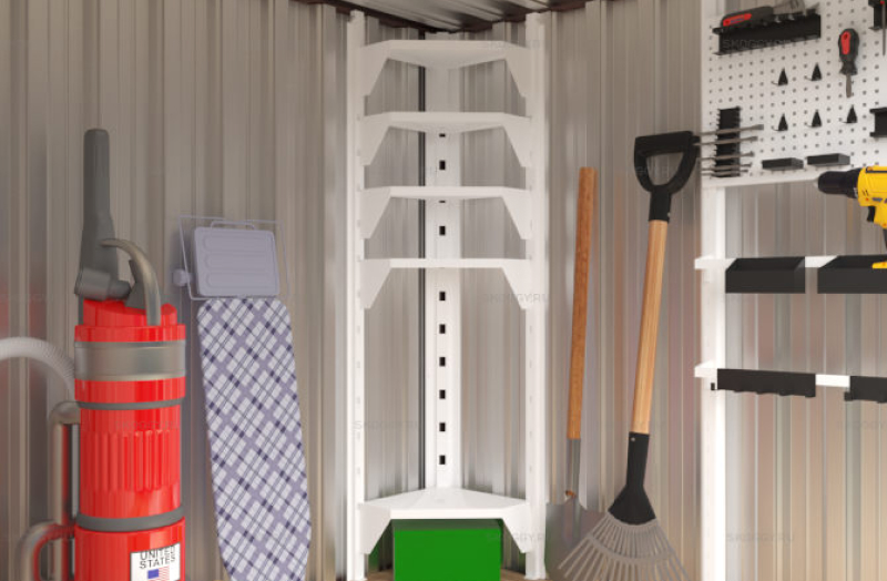 Стеллаж угловой