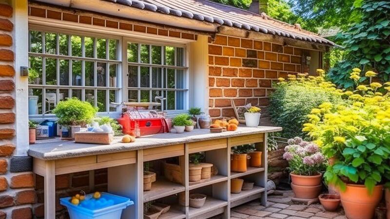 Летняя кухня на даче - фото стильных идей дизайна и их реализация