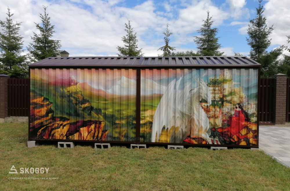 Блок контейнер с принтом SKOGGY