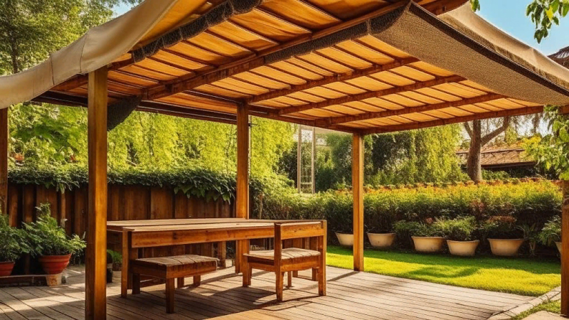 Пример навеса