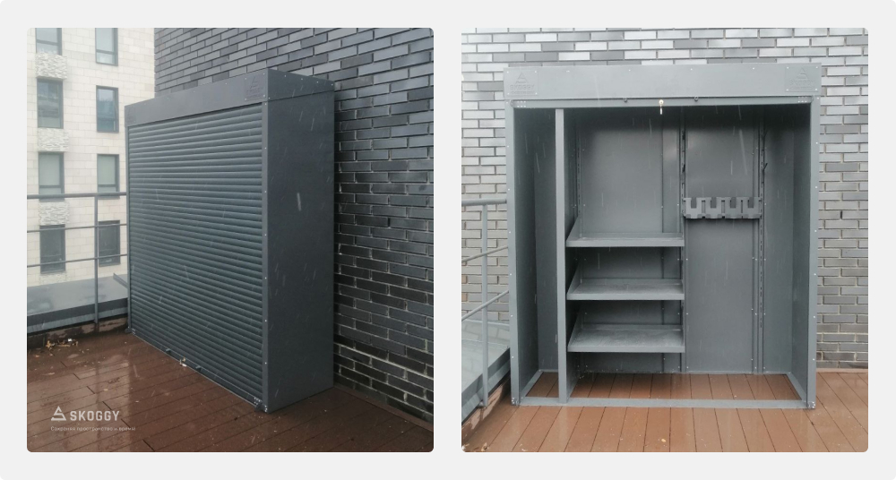 Уличный шкаф SKOGGY с рольставнями