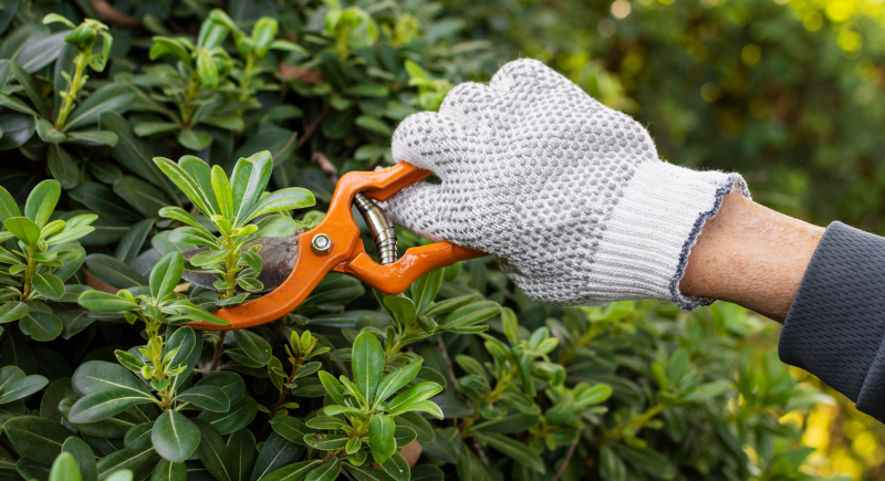 С помощью секатора в саду можно выполнять самые разнообразные работы