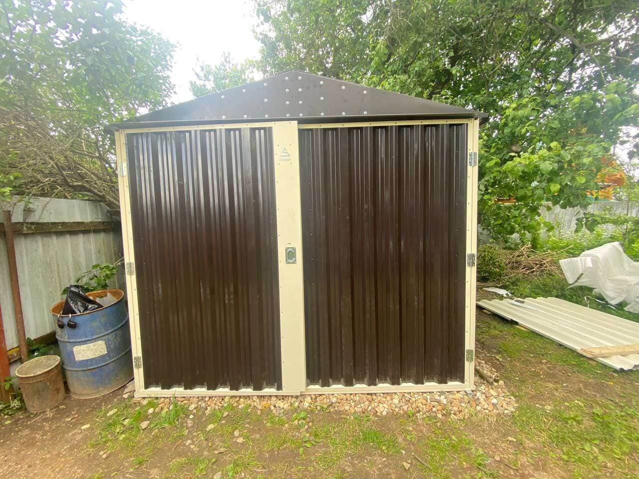 Гараж для вещей в двойной расцветке в дер. Микляево, г.о. Клин, МО