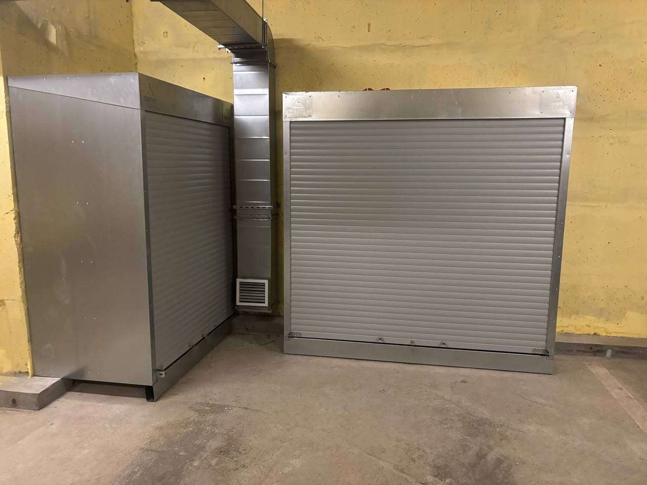 Два шкафа в паркинг для автомобильных шин в цинковом цвете в г. Тверь