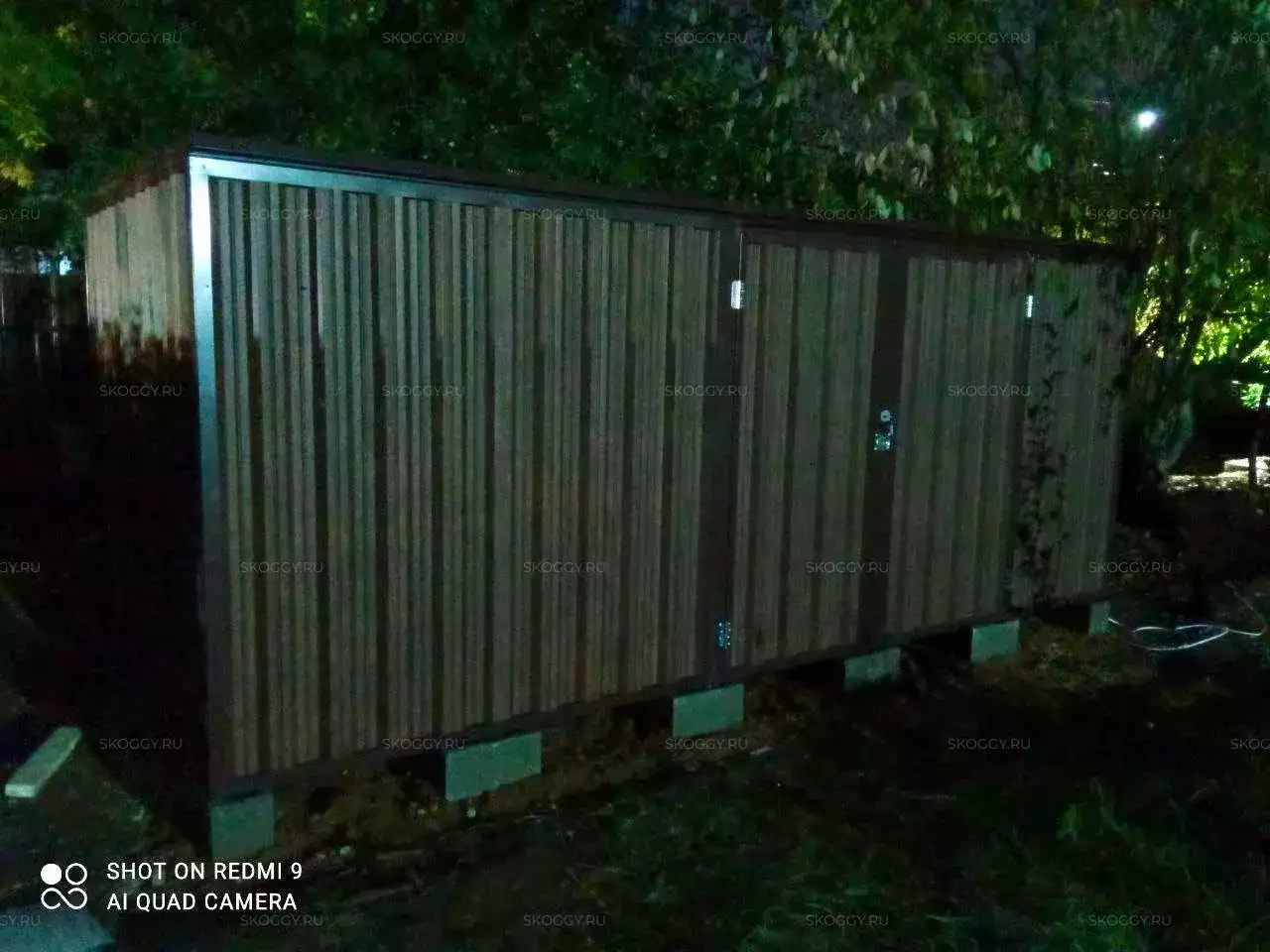 Блок-контейнер SKOGGY в СНТ Выбор