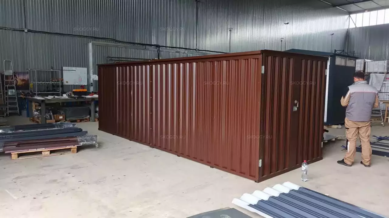 Контейнер для квадроцикла и садового инвентаря в д. Крутово