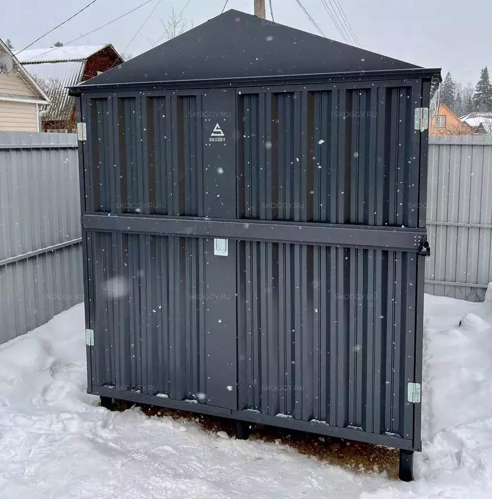 Хозблок для хранения с вандал-баром в с. Михайловское