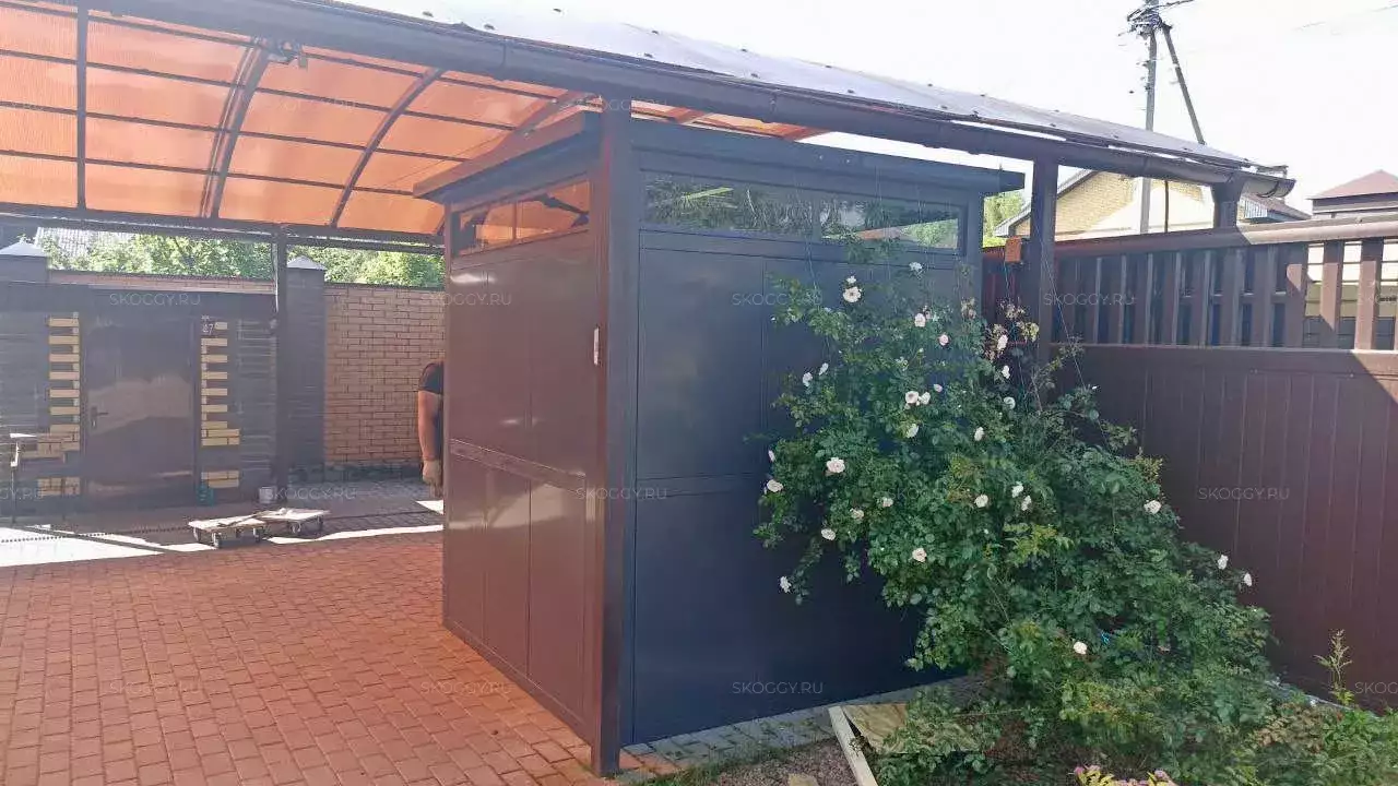Стильный премиум контейнер для участка в д. Лужки, пос. Михайлово-Ярцевское