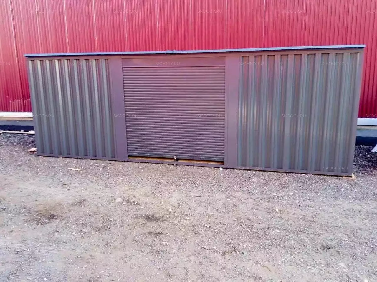 Вместительный контейнер для хранения с рольставнями в дер. Базарово, Дмитровский р-н, МО