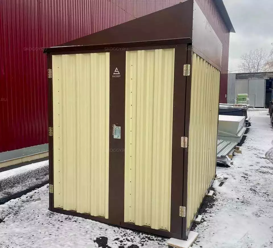 Хозблок для хранения с уменьшенной шириной и сквозным проходом в г. Киржач, Владимирская область