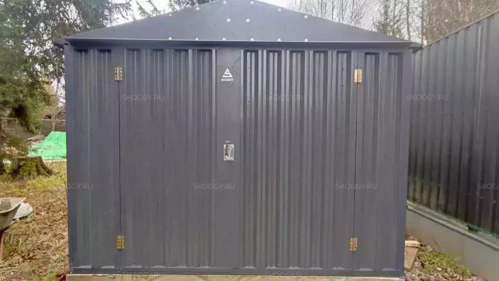 Комплект из хозблока и дровницы на участок в КИЗ Зеленая роща, дер. Сивково, Одинцовский р-н, МО