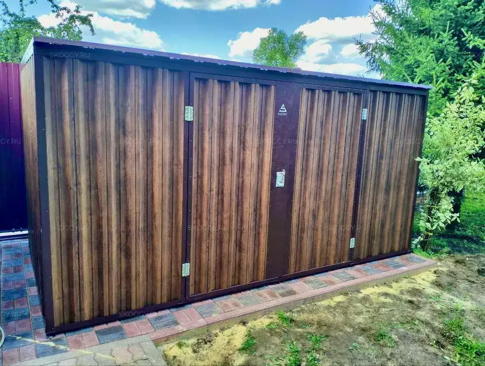 Два хозблока для квадроцикла и личных вещей в расцветке "под дерево" Наив Марун в дер. Антоново, Раменский р-н, МО