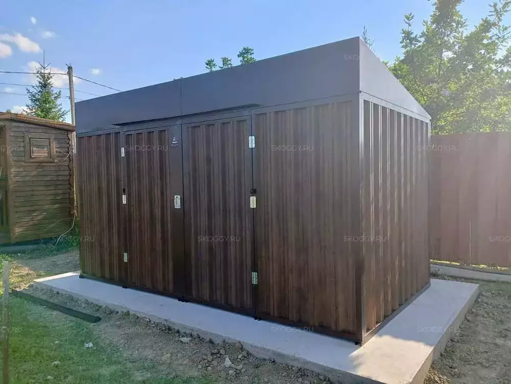 Хозблок для хранения личных вещей с антивандальным засовом в дер. Тишнево, Калужская область