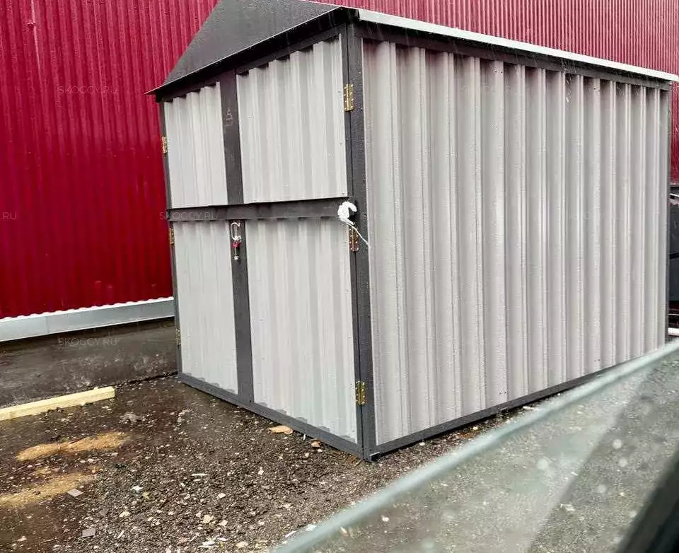 Хозблок для садового инвентаря в двойной расцветке в дер. Акулово, Дмитровский р-н, МО