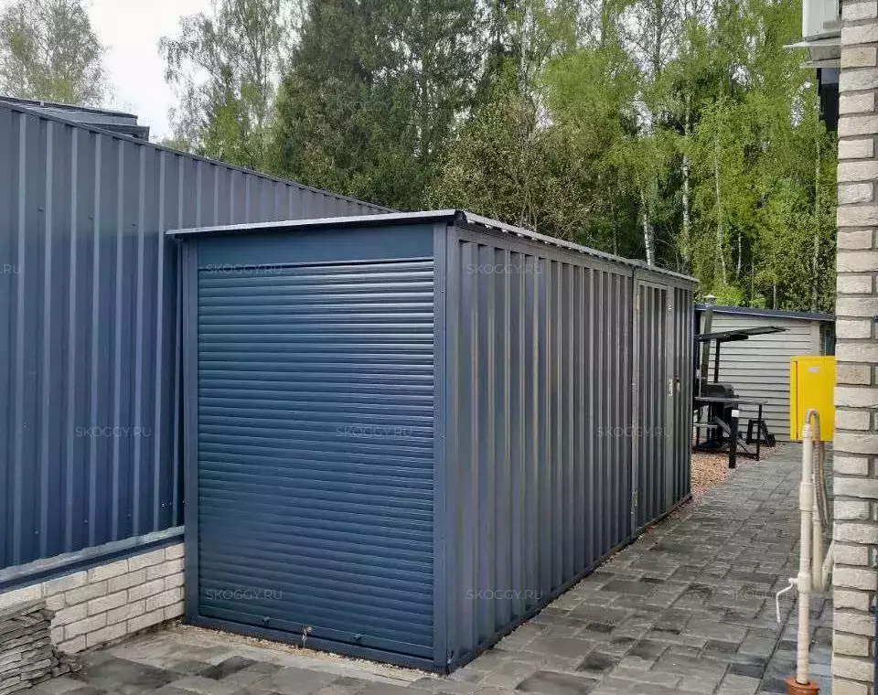 Контейнер для хранения с индивидуальными размерами в графитовом цвете в ЖК Огниково Парк, Истринский р-н, МО