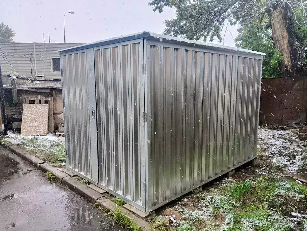 Контейнер для хранения различных вещей в цинковом цвете в г. Москва