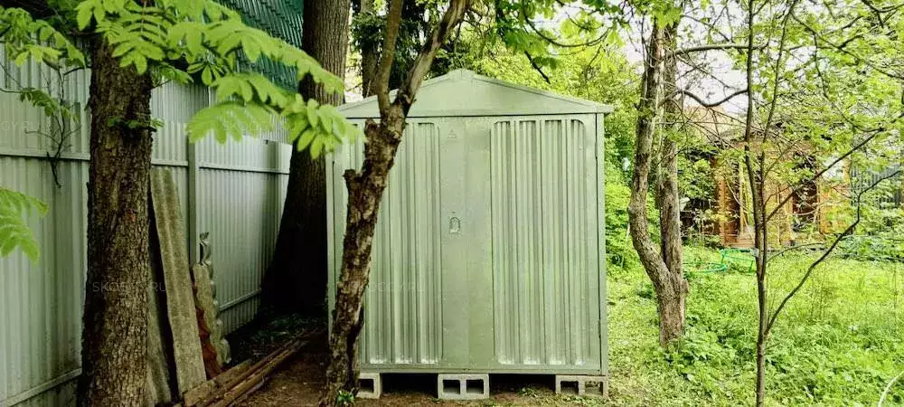 Секционный контейнер для хранения вещей в цинковом цвете в пос. Лесные Поляны, Пушкинский р-н. МО