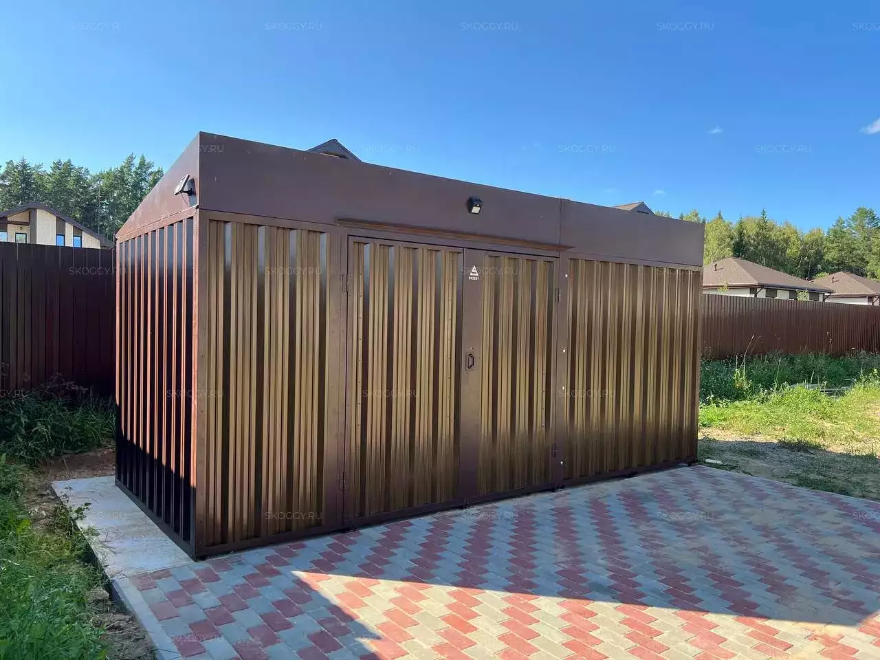 Хозблок для велосипедов и хозяйственных вещей в дер. Курилово, г.о. Солнечногорск, МО