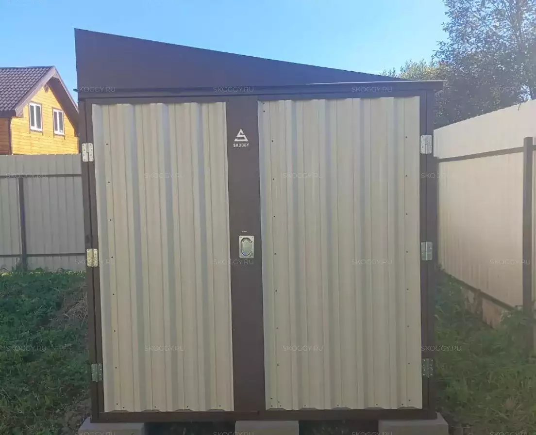 Хозблок для вещей в комбинированной расцветке в дер. Новоникольское, Наро-Фоминский г.о, МО