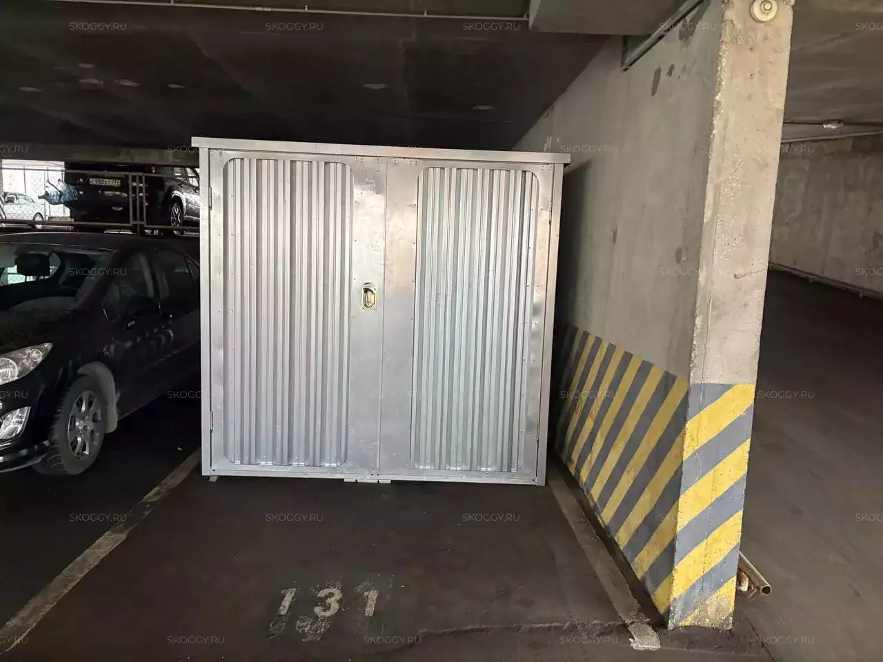 Секционный контейнер для мототехники на парковку в г. Зеленоград, МО