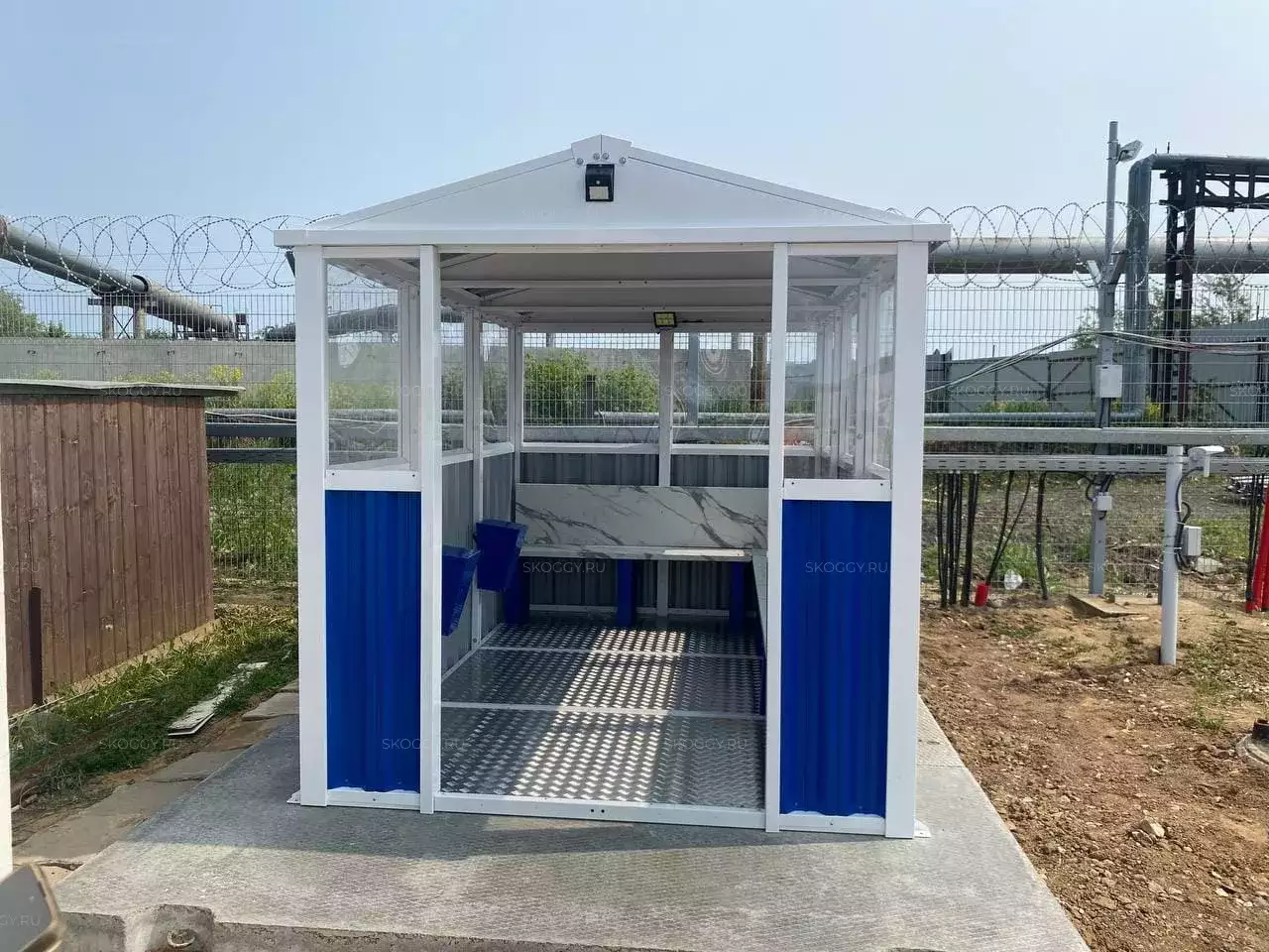 Беседка-курилка для отдыха сотрудников на территорию организации в г. Москва