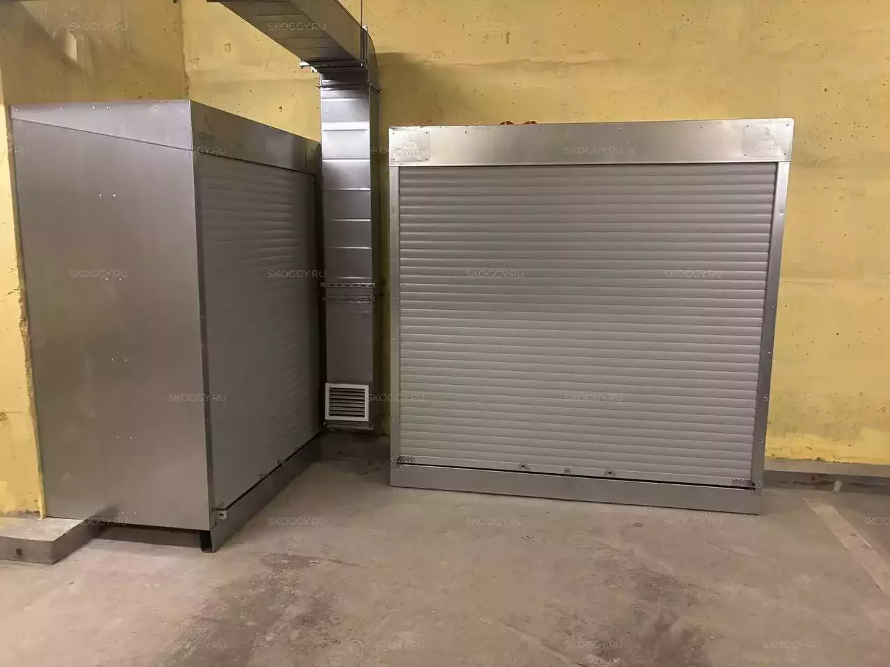 Два шкафа в паркинг для автомобильных шин в цинковом цвете в г. Тверь
