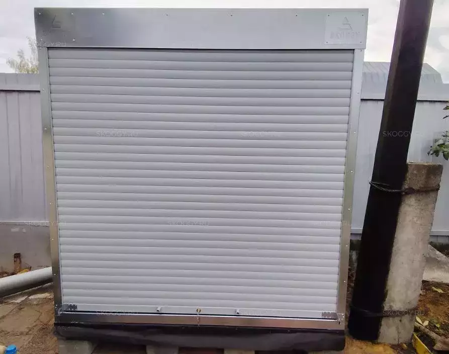 Шкаф для садового инвентаря и хозяйственных вещей в цинковом цвете в дер. Белозериха, Раменский г.о, МО