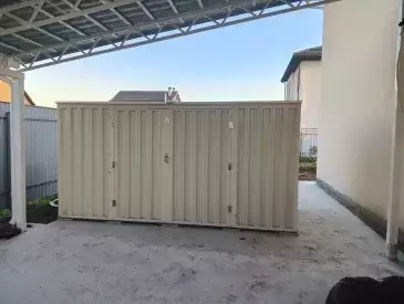 Хозблок для хозяйственных принадлежностей в цвете "слоновая кость" в с. Кривцы, Раменский г.о, МО