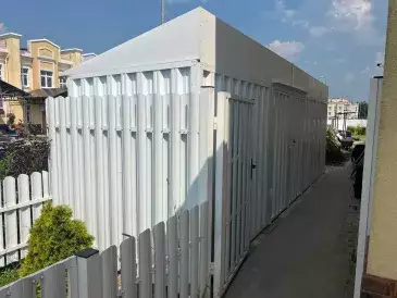 Хозблок совместно с дровницей с белоснежном цвете в дер. Настасьино, г. Москва
