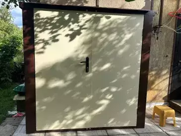 Террасный шкаф для хранения вещей в двойной расцветке в дер. Денисово, г.о. Клин, МО