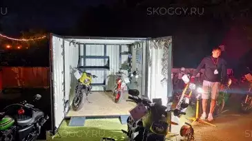Гараж для мотофестиваля «BIKERS BROTHERS FESTIVAL 2022» в г. Домодедово, ОК БОР