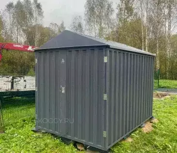 Хозблок для хранения квадроцикла в графитовом цвете в дер. Богунино, Кимрский р-н, Тверская область