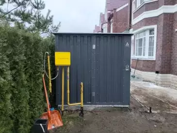 Хозблок для генератора в графитовом цвете в с. Жаворонки, Одинцовский г.о, МО