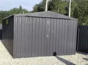 Вместительный хозблок для различной техники в графитовом цвете в дер. Чирково, г.о. Ступино, МО