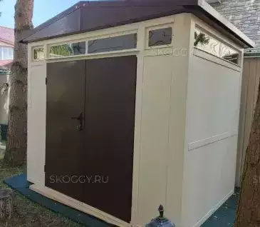 Премиум хозблок для хозяйственных вещей в комбинированной расцветке в дер. Пестово, Одинцовский г.о, МО