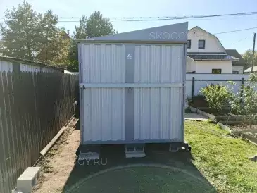 Хозблок для хозяйственных вещей в двойной расцветке в дер. Башарино, Кирмский р-н, Тверская обл.