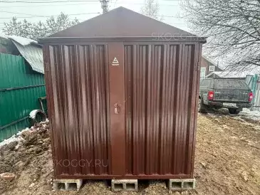 Хозблок для хозяйственных принадлежностей в шоколадном цвете в дер. Подушкино, Сергиево-Посадский г.о, МО