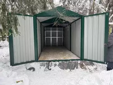 Хозблок для хозяйственных вещей в зеленом цвете в дер. Сбоево, Дмитровский г.о, МО
