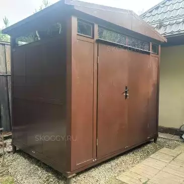 Хозблок SKOGGY Mini для Чеховского района: надёжное хранение садовой техники