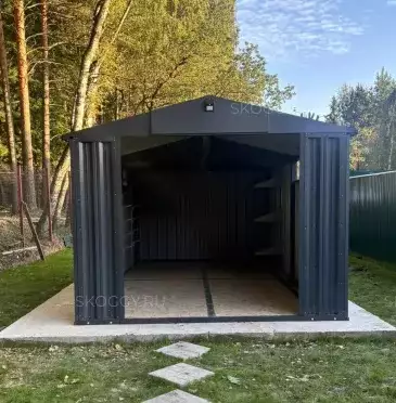 Проект «под ключ»: сборно-разборный контейнер 6×3 м для техники и инвентаря в СНТ Осташково