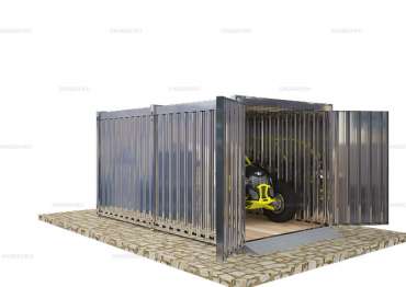 Блок-контейнер для Квадроцикла с Плоской Крышей Усиленный SKOGGY 4м фото