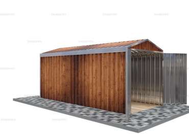 Хозблок для садового инвентаря с Двускатной Крышей Стандартный SKOGGY 5м