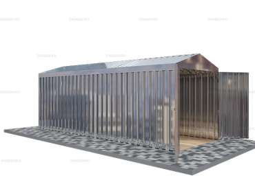 Блок-контейнер для дачи с Двускатной Крышей Стандартный SKOGGY 6м