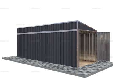 Блок-контейнер для инвентаря с Односкатной Крышей Стандартный SKOGGY 6м